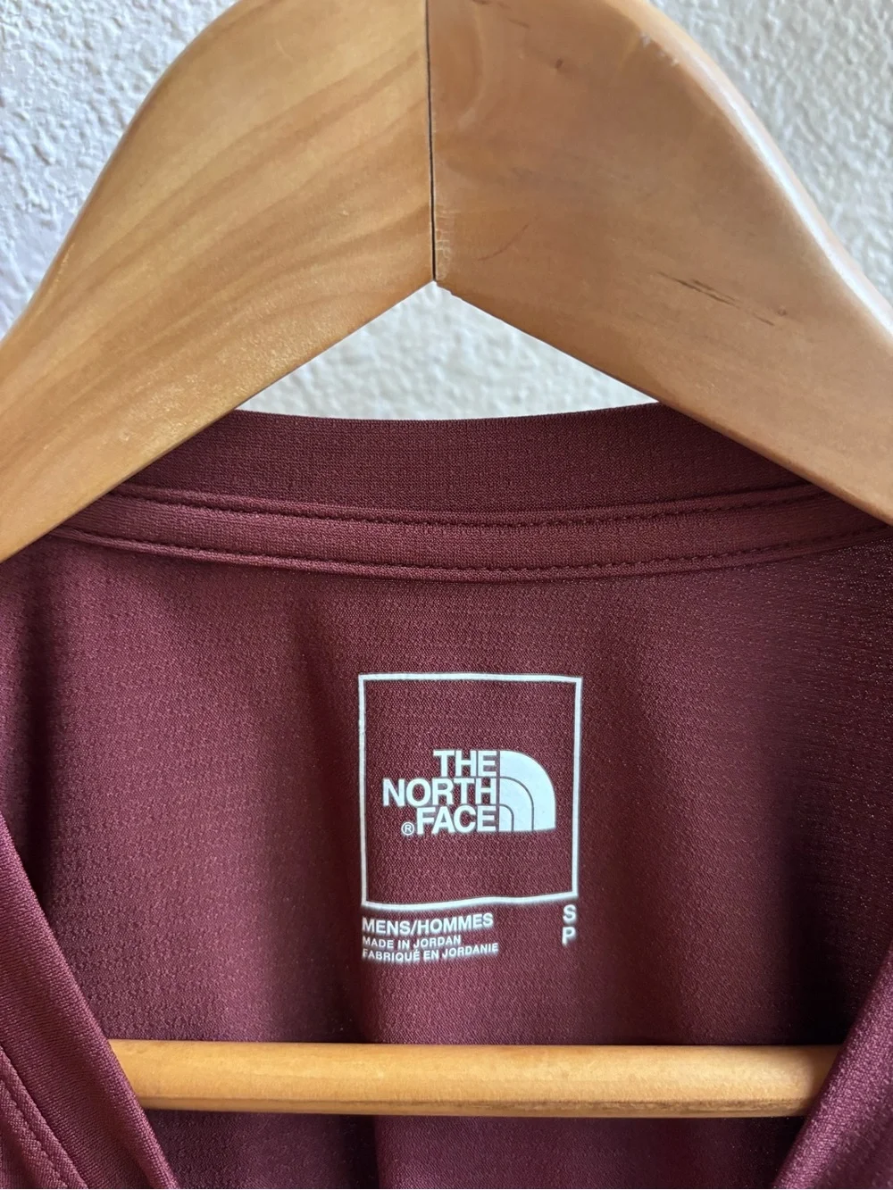 The North Face Men's Burgundy Performance Long Sleeve Crew